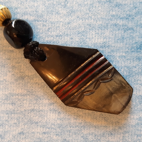 Resin Wood Neclace - Picture 2 of 5